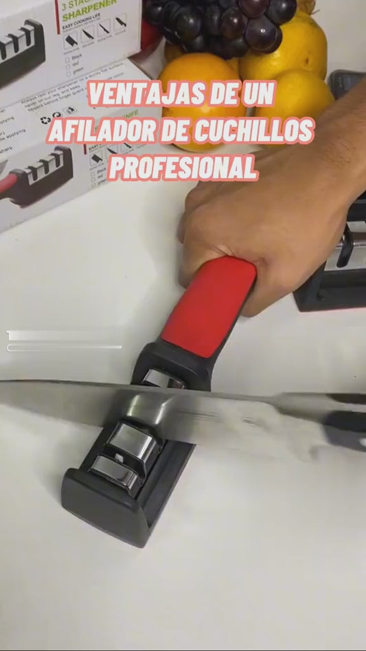 Afilador de cuchillo.